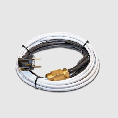 Комплект греющего кабеля в трубу TMpro 10 Вт 24 м с герметичным вводом и вилкой
